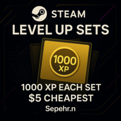 Повышение уровня Steam –1000 XP | Самый дешевый, быстры