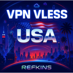 VPN ВПН VLESS США ЛИЧНЫЙ | АВТОВЫДАЧА 24/7 | СБП 0%