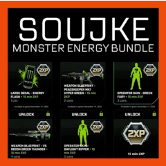 НАБОР MONSTER ENERGY BUNDLE CoD BLACKOPS 7 GLOBAL