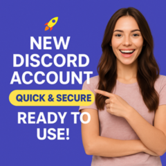 Discord | Новый личный аккаунт | Быстро