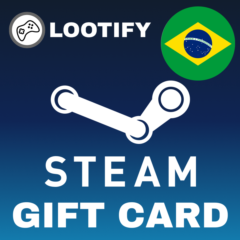 🖤 Steam Gift Card 💳 27/55110/165/275 BRL 🌍 Бразилия