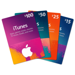 Подарочные карты iCloud/Apple 10-15-20-25-50-100 СШA