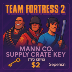 Ключ от ящика с припасами компании Mann Co. TF2