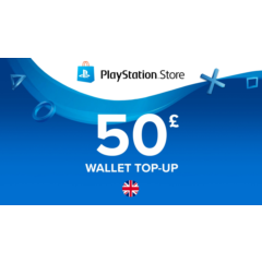 Подарочная карта PlayStation Network (PSN) – 50 GBP