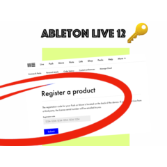 Ableton Live 12 Lite/ 100% официальный ключ/ Лицензия