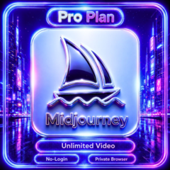 Midjourney Pro Plan БЕЗ ЛОГИНА — через приватный браузер, ежемесячно