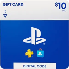 ПОДАРОЧНАЯ КАРТА PLAYSTATION США 10$