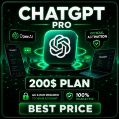 ChatGPT PRO — безлимитное использование на 1 месяц, без входа в аккаунт.