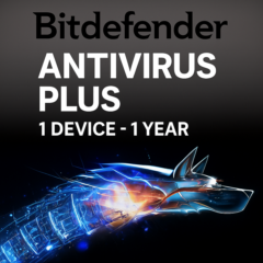 Bitdefender Antivirus Plus 1 устройство 1 год