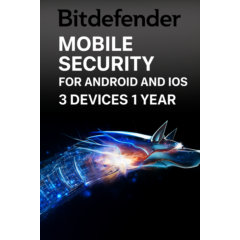 Bitdefender Mobile 3 устройства - 1 год (Android/iOS)
