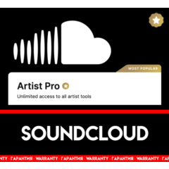 SOUNDCLOUD ARTIST PRO / 1 - 12 МЕСЯЦЕВ / НА ВАШ АККАУНТ