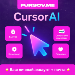 ✒️24/7 | Cursor AI | ПОДПИСКА PRO | PRO+ | Ultra | НОВЫЙ АККАУНТ + ПОЧТА