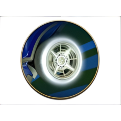 Rocket League DLC Apex Wheels (Titanium White) в игре