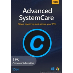Лицензионный ключ IObit Advanced SystemCare 18 PRO на 1