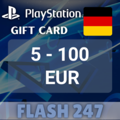 Подарочная карта PlayStation DE | 5 - 100 евро | АВТО
