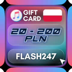 Подарочная карта Apple и iTunes, Польша | 20–200 злотых