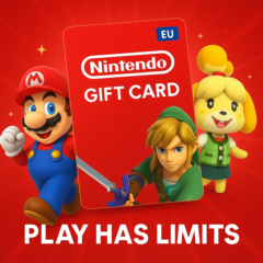 🕹️Nintendo Gift Cards 15-100 EUR| EU