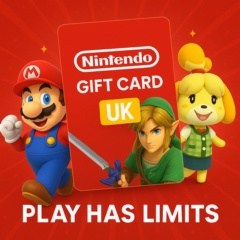 🕹️Nintendo Gift Cards 15-100 GBR | UK