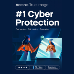 Acronis True Image Premium 1 компьютер 1 год