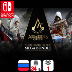 Assassin&acute;s Creed Anniversary Edition Mega Bundle (6 игр) | Nintendo Switch 1/2