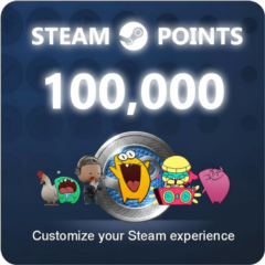 [100000] 100k Steam Points 24/7 | Стим ОЧКИ | Поинты