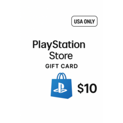 Карта PlayStation (PSN) 10 USD (Долларов) США