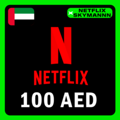 АВТО Карта пополнения Netflix 100 AED ОАЭ 24/7