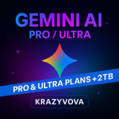 🚀 Аккаунты Gemini AI | Планы Pro и Ultra + 2 ТБ