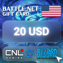 АВТО | Подарочная карта Battle.net (Blizzard) 20 США