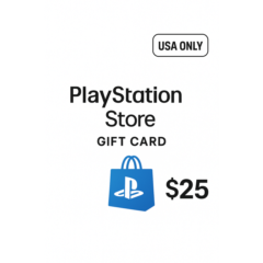 Карта PlayStation (PSN) 25 USD (Долларов) США