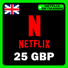 АВТО Карта пополнения Netflix 25GBP ВЕЛИКОБРИТАНИЯ 24/7
