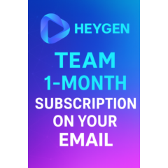 ПОДПИСКА HEYGEN TEAM НА 1 МЕСЯЦ НА ВАШУ ПОЧТУ