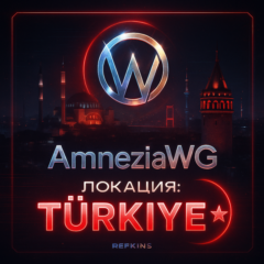 VPN ВПН AMNEZIA ТУРЦИЯ ЛИЧНЫЙ AMNEZIAWG