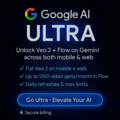 Gemini AI Ultra/Pro | Veo 3 Flow 25 000 кредитов на 1 м