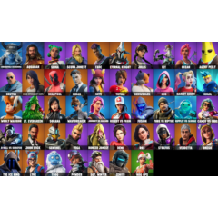 FORTNITE 47+ ОБЛИЦОВ АККАУНТ|OG NINJA JOHN WICK| +ПОЧТА