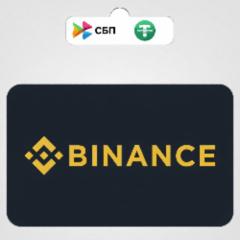 Подарочная карта Binance  1-1000 USDT 24/7