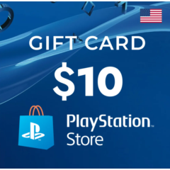 Карта PlayStation Store (США) – 10 USD