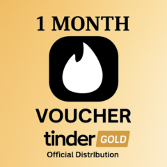 TINDER GOLD 1 MONTH CODE 24/7 VOUCHER INSTANT