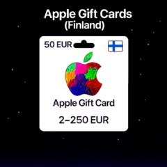 Apple Gift Cards (Финляндия) 2–250 EUR | Коды