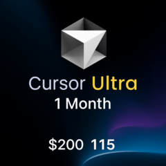 Cursor AI – Ультра-план (1 месяц) | 200 долларов