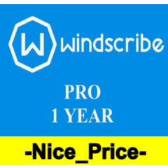 💎Windscribe VPN PRO🌎БЕЗЛИМИТ на 1 ГОД💎
