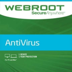 Webroot SecureAnywhere AntiVirus 1 год / 1 ПК