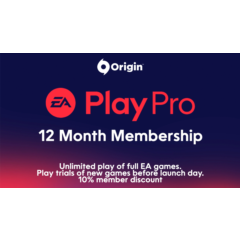 EA Play Pro 1 - 12 month Year Subscription (Origin/PC)