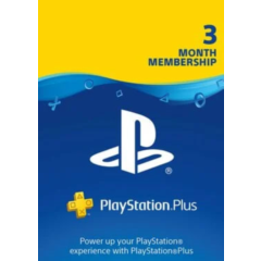 PSN - 90 дней подписка PlayStation PLUS (RU)