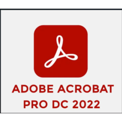 Adobe Acrobat Pro DC 2022 Windows 1 Device Lifetime
