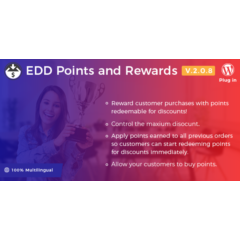 Easy Digital Downloads Points and Rewards Addon