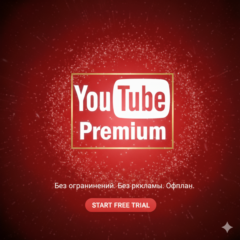 1/3Подписка YouTube Premium|Быстрый и безопасный доступ