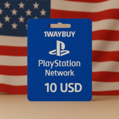 США PlayStation Netwoк 10 USD Подарочная карта код пин