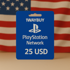 США PlayStation Netwoк 25 USD Подарочная карта код пин