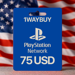 США PlayStation Netwoк 75 USD Подарочная карта код пин